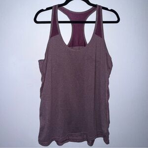 Xersion women’s size XL racer back tank top purple